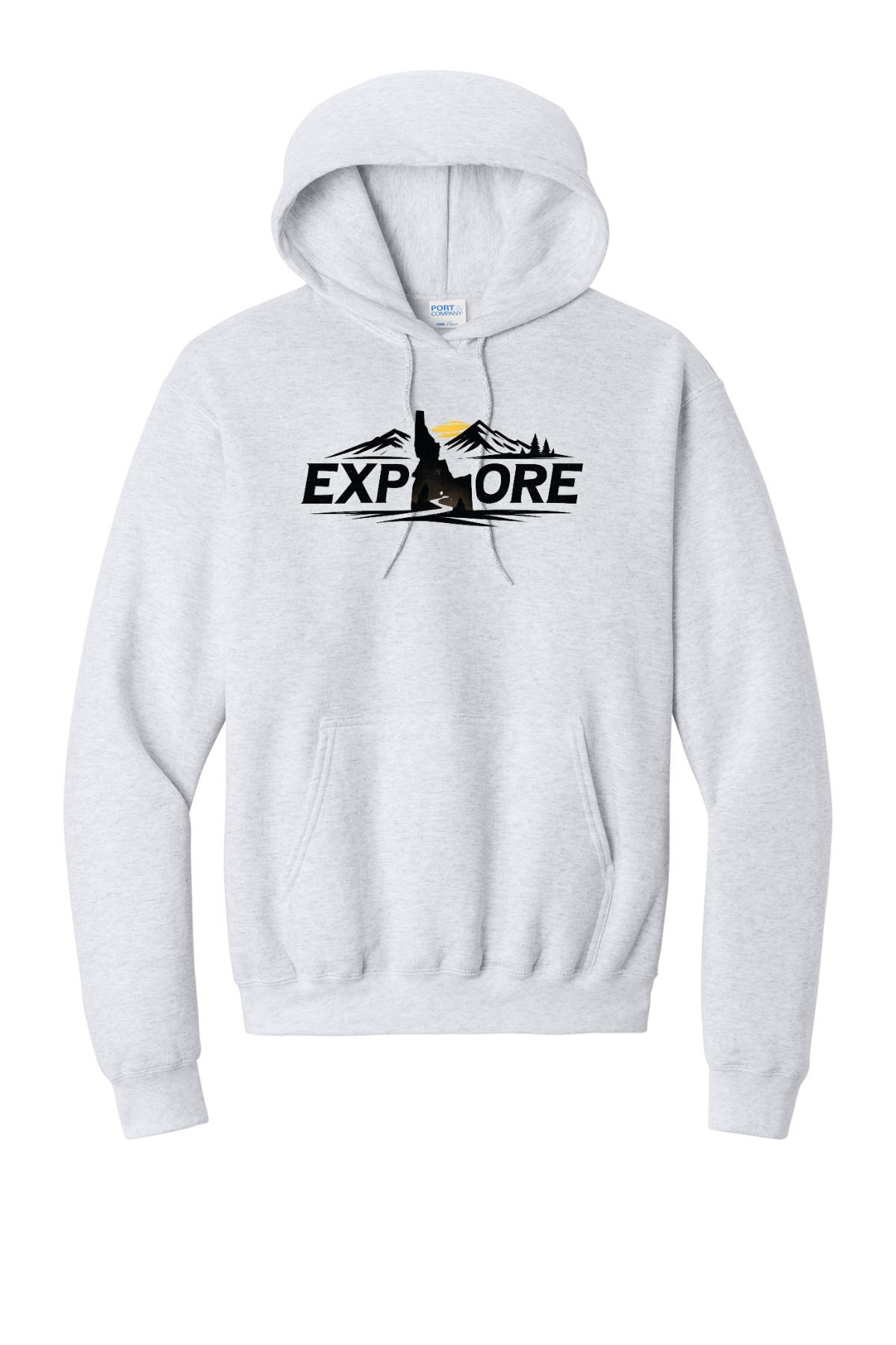 Dark Explore Idaho Hoodie